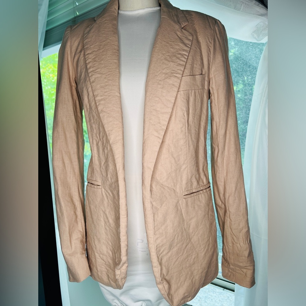 Kenar Tan Blazer Classic Suit Jacket
